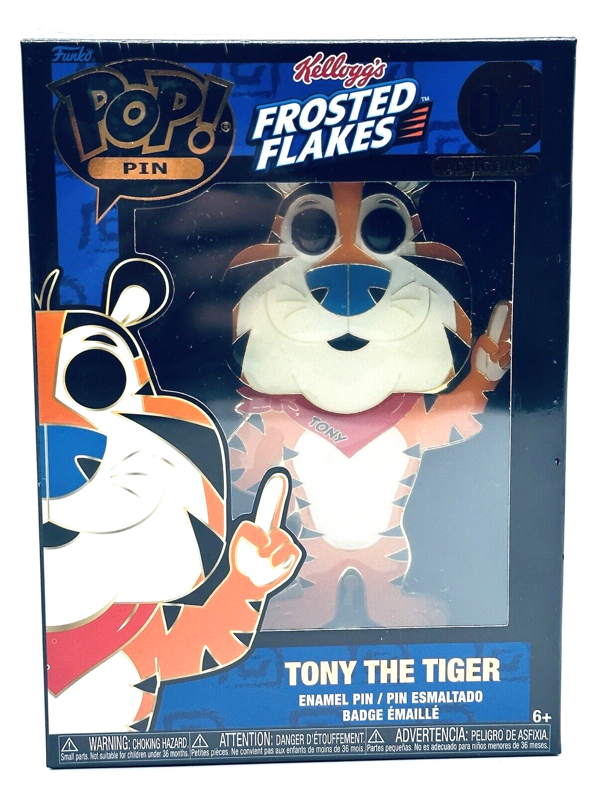 Tony the Tiger Funko Pop Pin #04 Funko Ad Icons Kellogg’s Frosted Flakes 2023