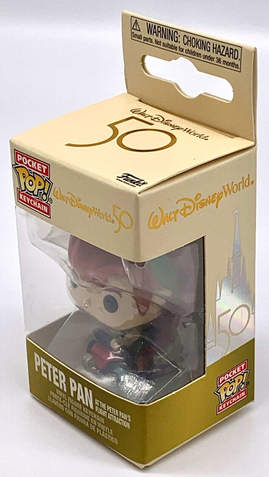 Peter Pan at the Peter Pan’s Flight Attraction Pocket Pop Key Chain Funko Disney