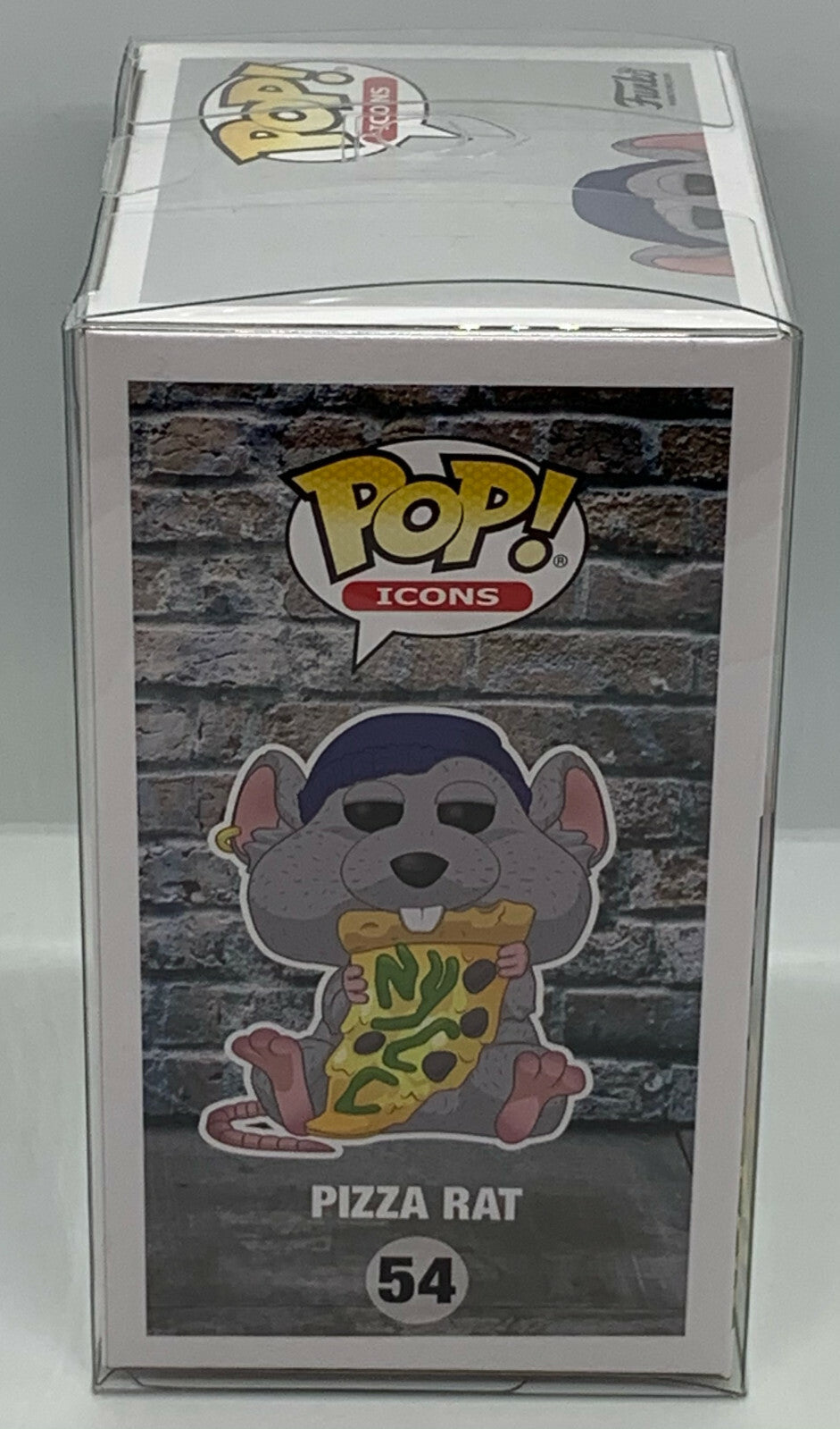 Pizza Rat Pop #54 NYCC 2020 Funko Icons Limited Edition Exclusive in Protector 