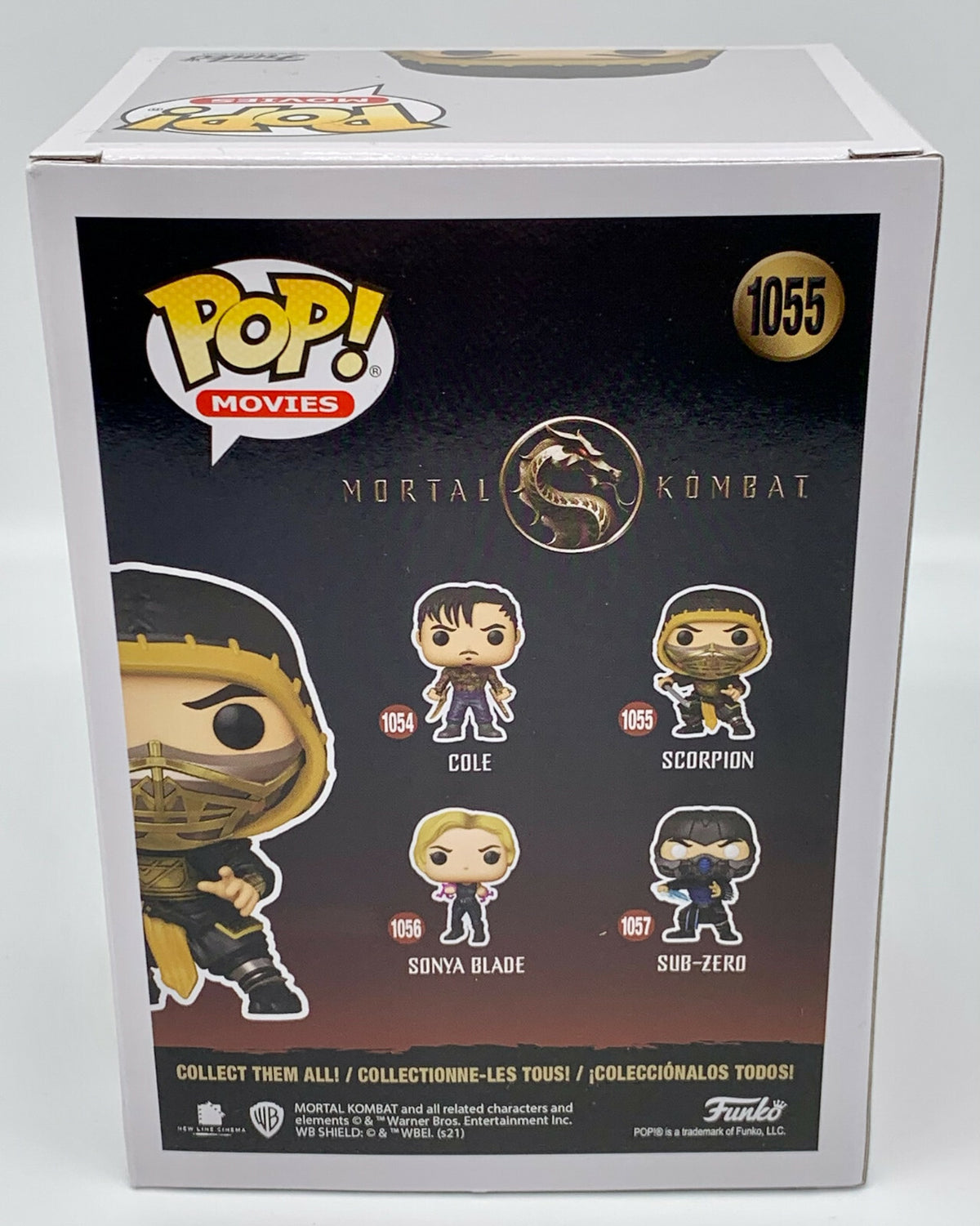 Scorpion Pop #1055 Mortal Kombat Funko Pop Movies 2021