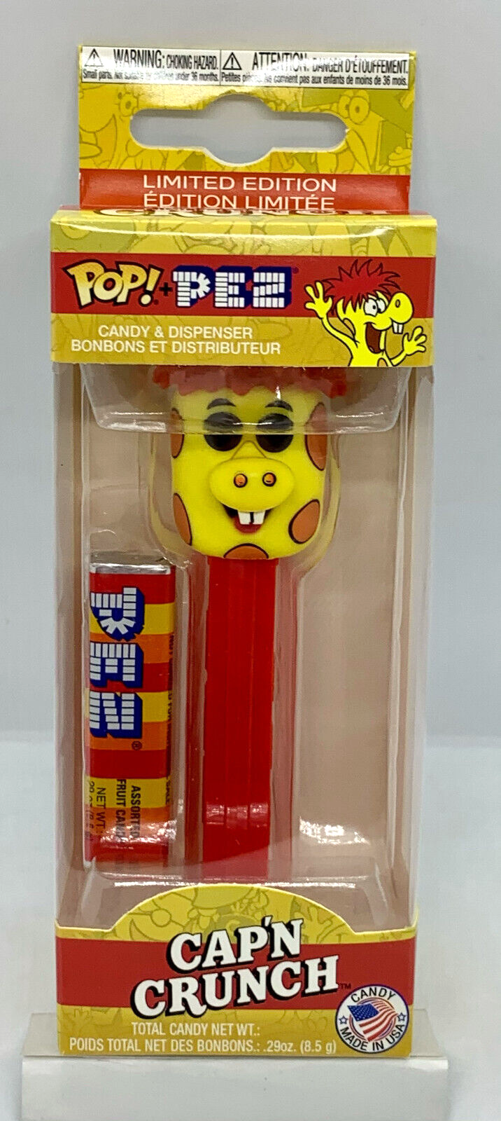 Crunch Berry Beast Cap’N Crunch Funko Pop Pez Quaker Oats Dispenser/Candy 2018