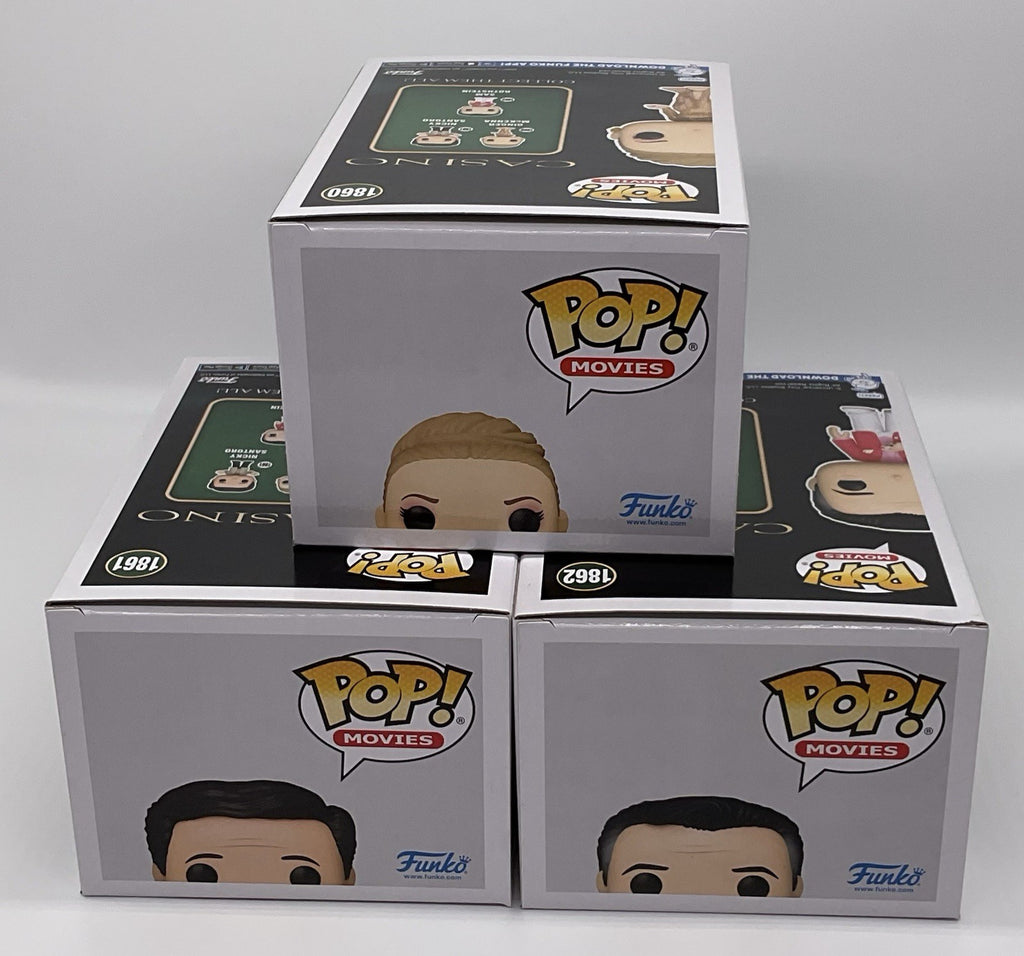 Casino Funko Pop 3 Piece Set Ginger #1860, Nicky #1861, Sam #1862 Casino 2024