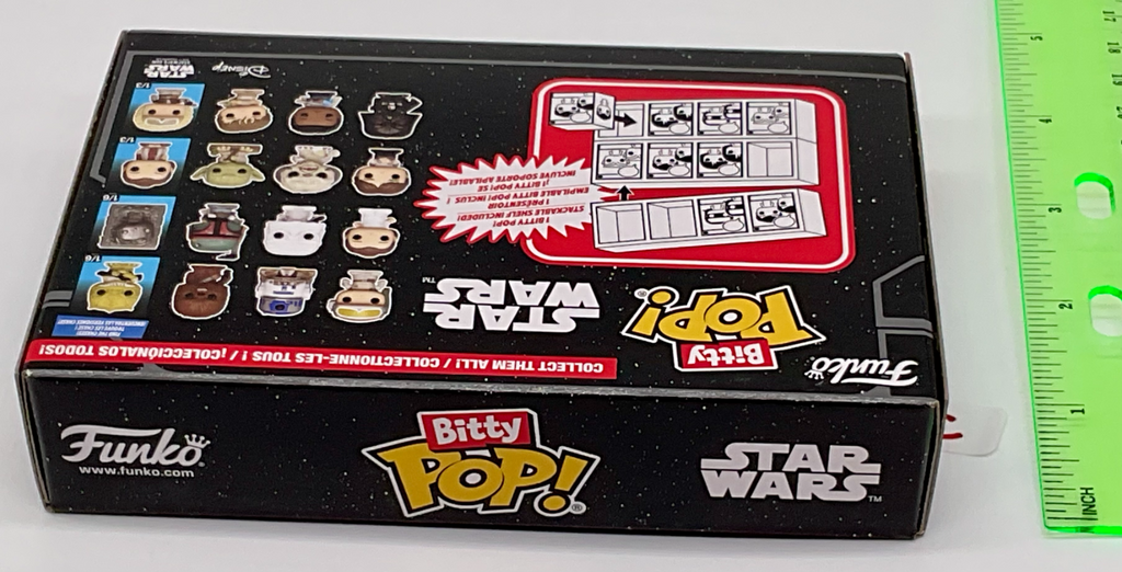 Star Wars Funko Bitty Pop 4-Pack with Stackable Shelf 2025 (C)