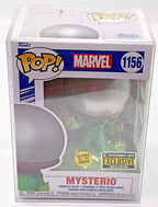 Mysterio Pop #1156 Marvel Glows EE Exclusive Funko 2022 Comes with Pop Protector