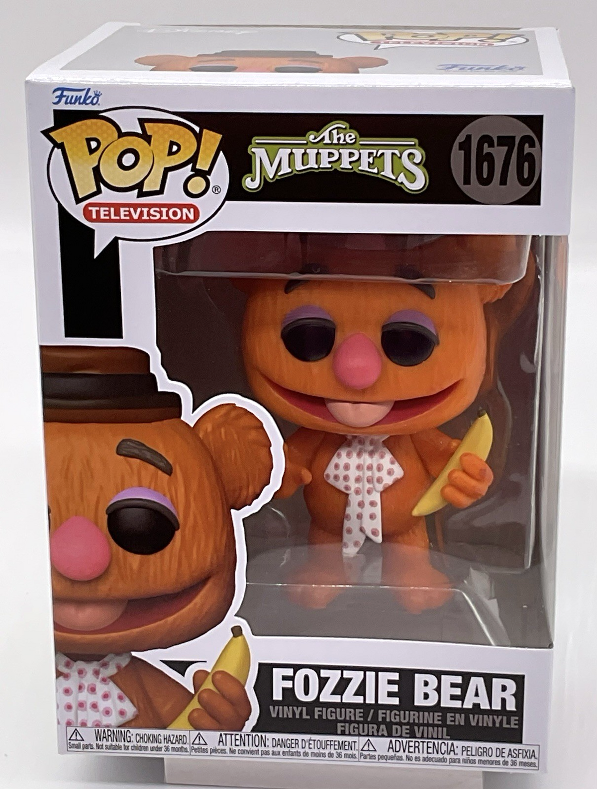 The Muppets Fozzie Bear Pop #1676 with Banana Funko Pop 2025