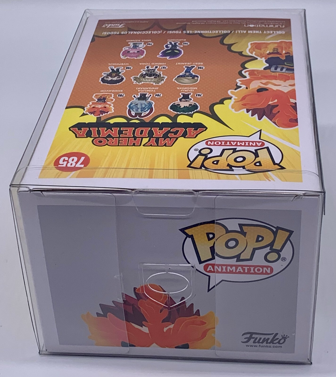 Endeavor Pop #785 My Hero Academia Glows Amazon Exclusive Funko 2020 + Protector