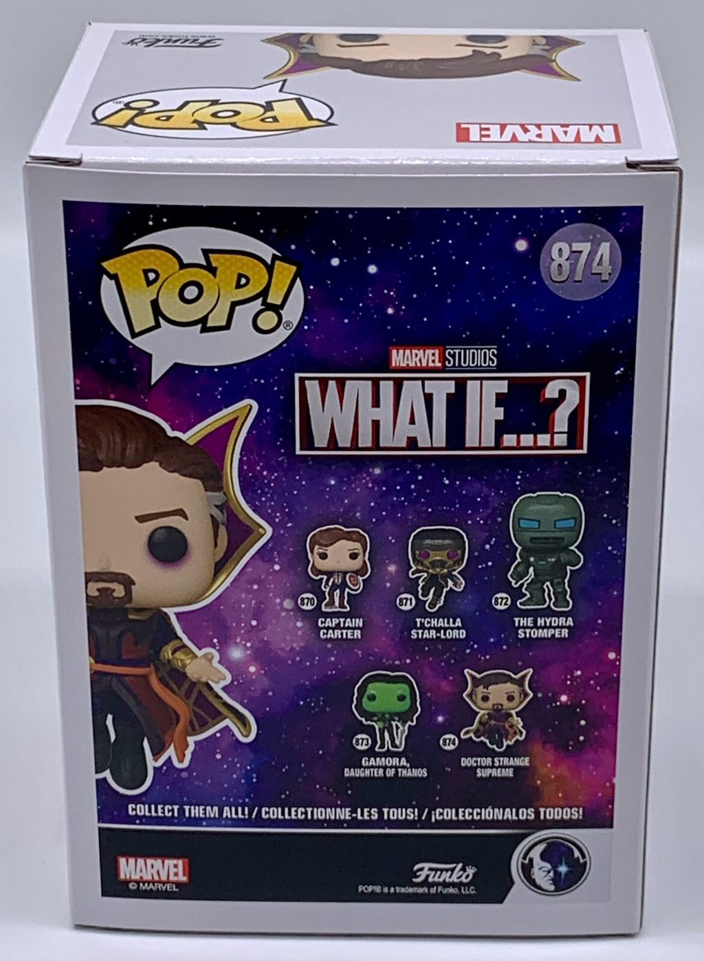 Doctor Strange Supreme Pop #874 Marvel's What If..? Funko Pop 2021 Box Damage