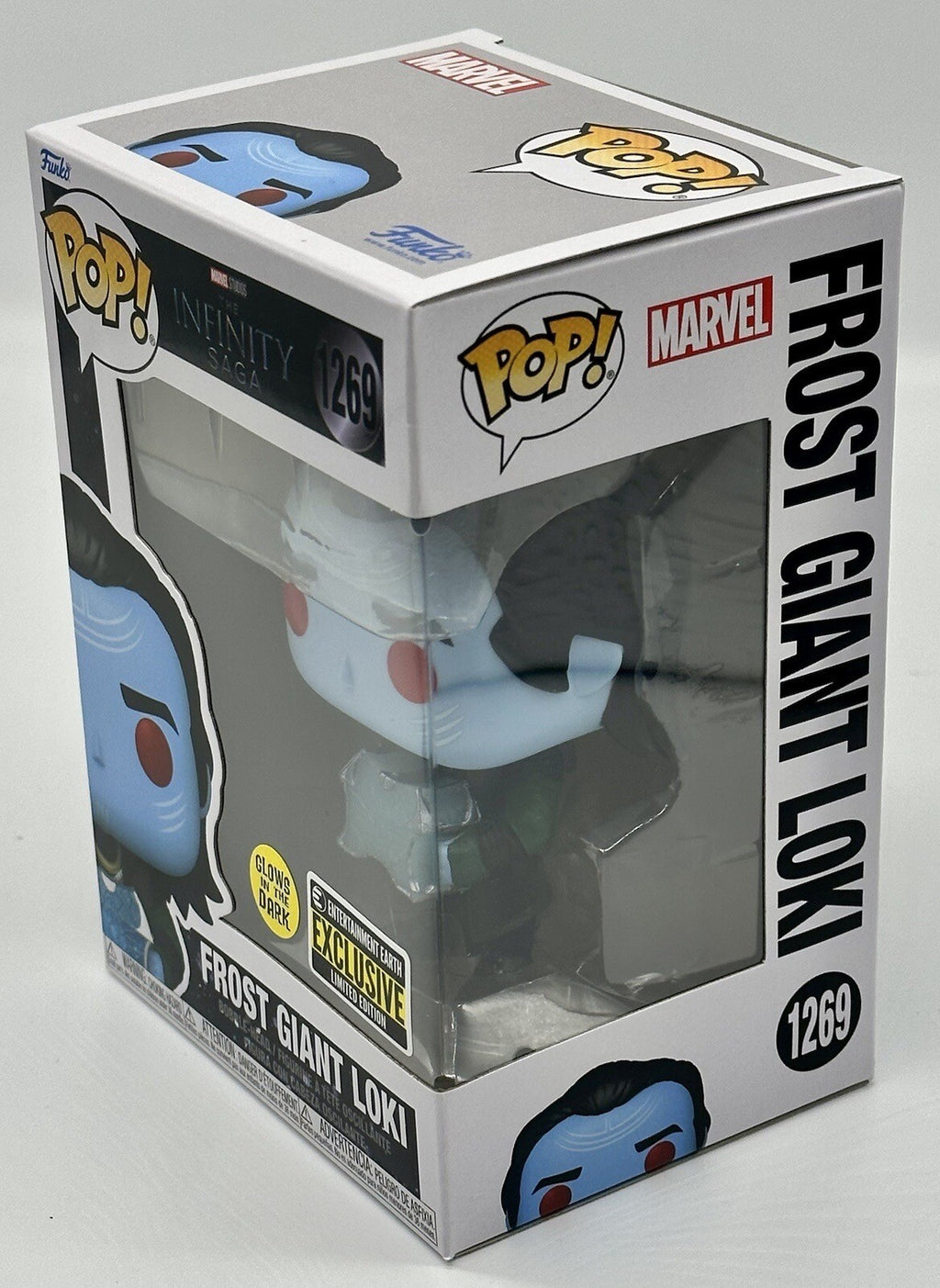 Frost Giant Loki Pop #1269 Glows Funko Pop EE Exclusive 2023 Marvel Studios
