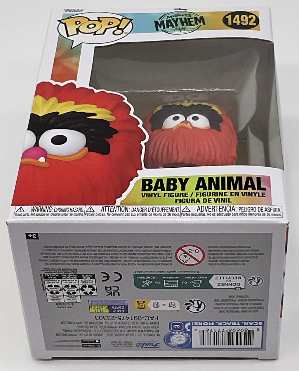 Baby Animal Pop #1492 The Muppets Mahem Funko Pop 2024