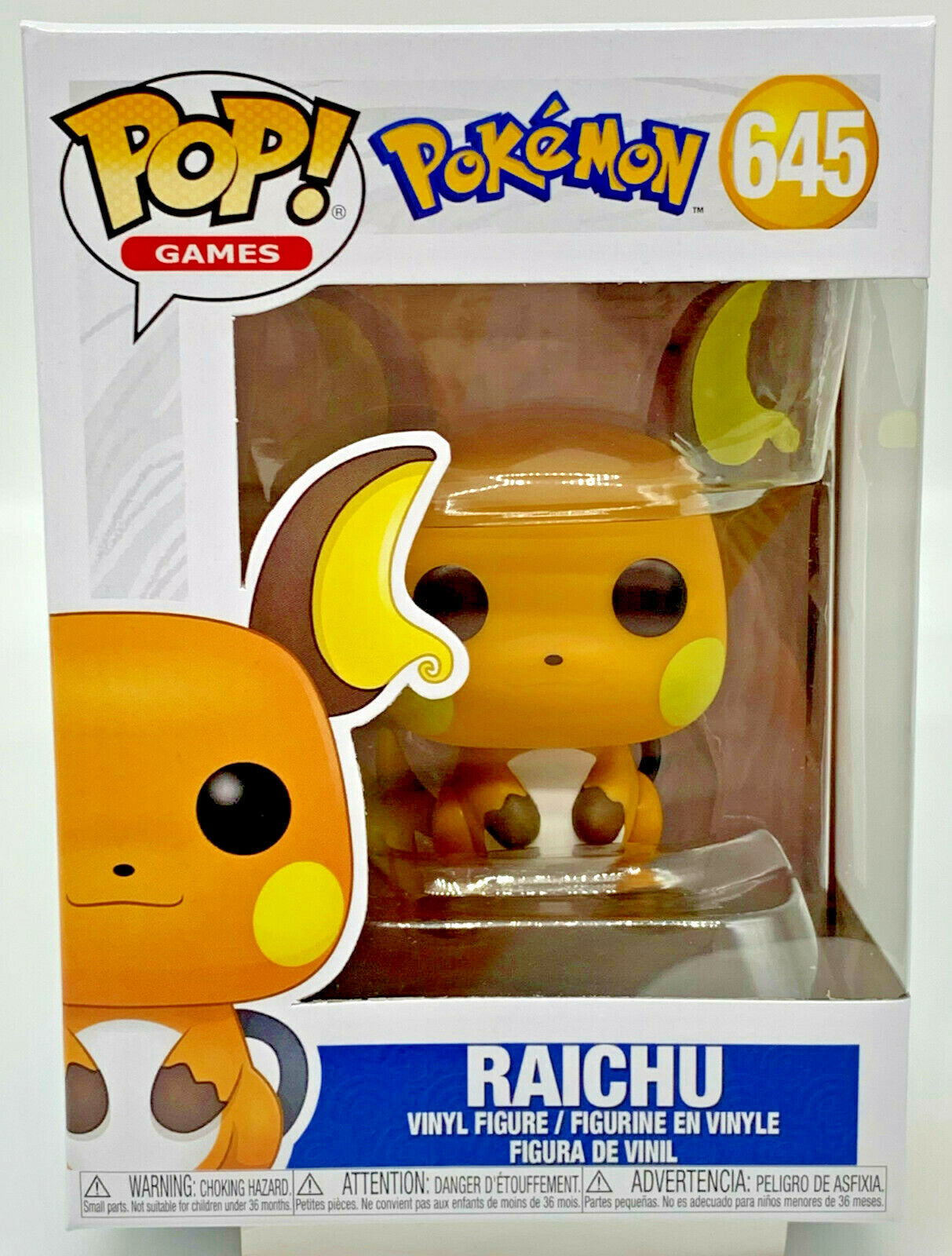Pokemon Raichu Pop #645 Pokemon Funko Pop Games 2020 Pokemon