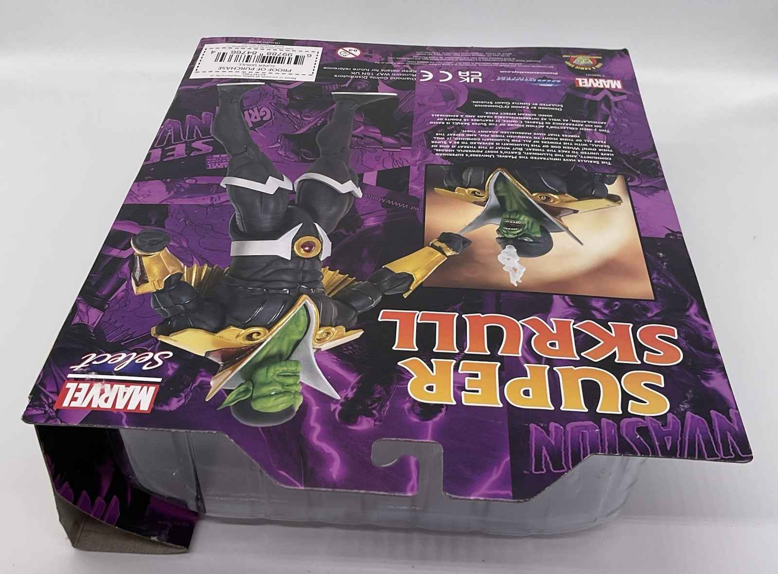 Marvel Select Super Skrull Action Figure with Accessories Diamond Select Toys 7"