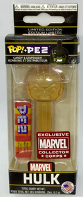 Hulk Marvel Gold Funko Pop Pez Marvel Collector Corps Exclusive 2020 Vaulted