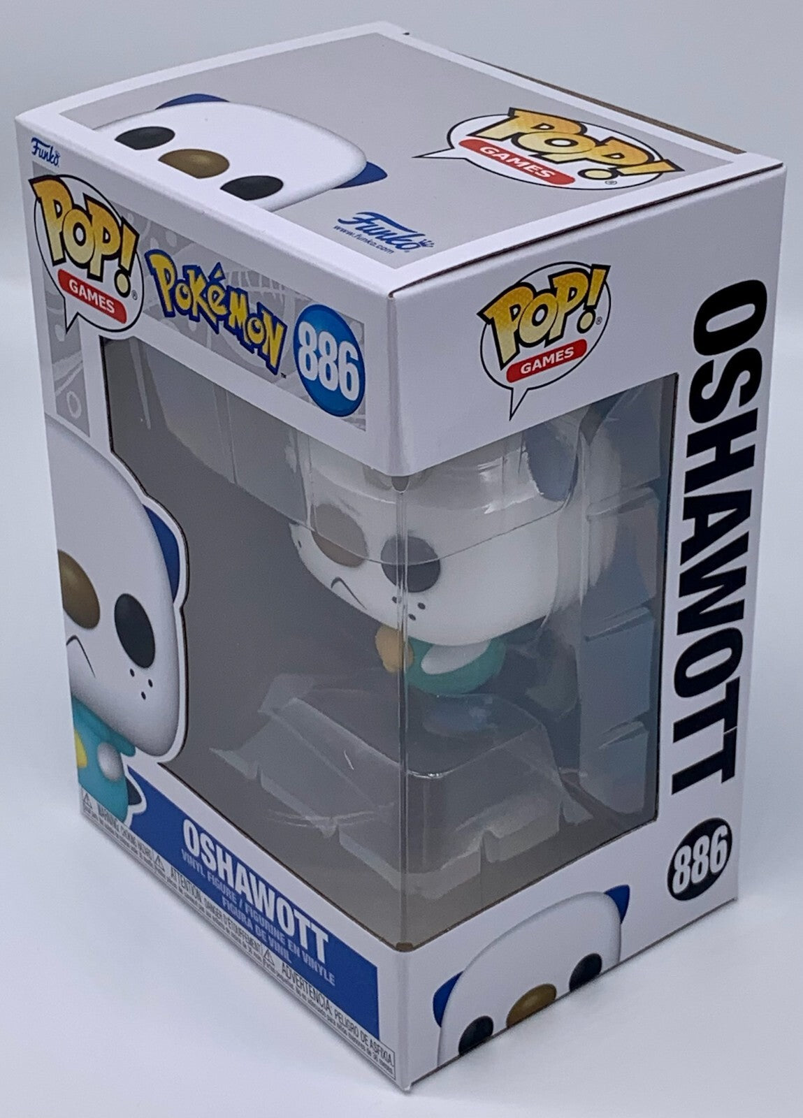 Pokemon Oshawott Pop #886 Pokemon Funko Pop Games 2022