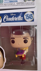 Cinderella 4 Piece Funko Pop Set - Disney Fairy Godmother, Jaq + Gus Gus, Prince