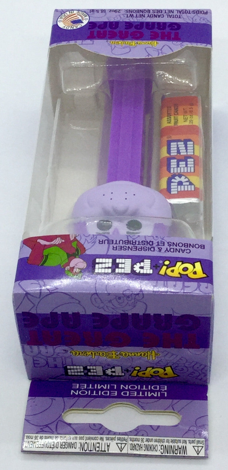 The Great Grape Ape Hanna Barbera Funko Pop Pez Dispenser and Candy 2018 Vaulted