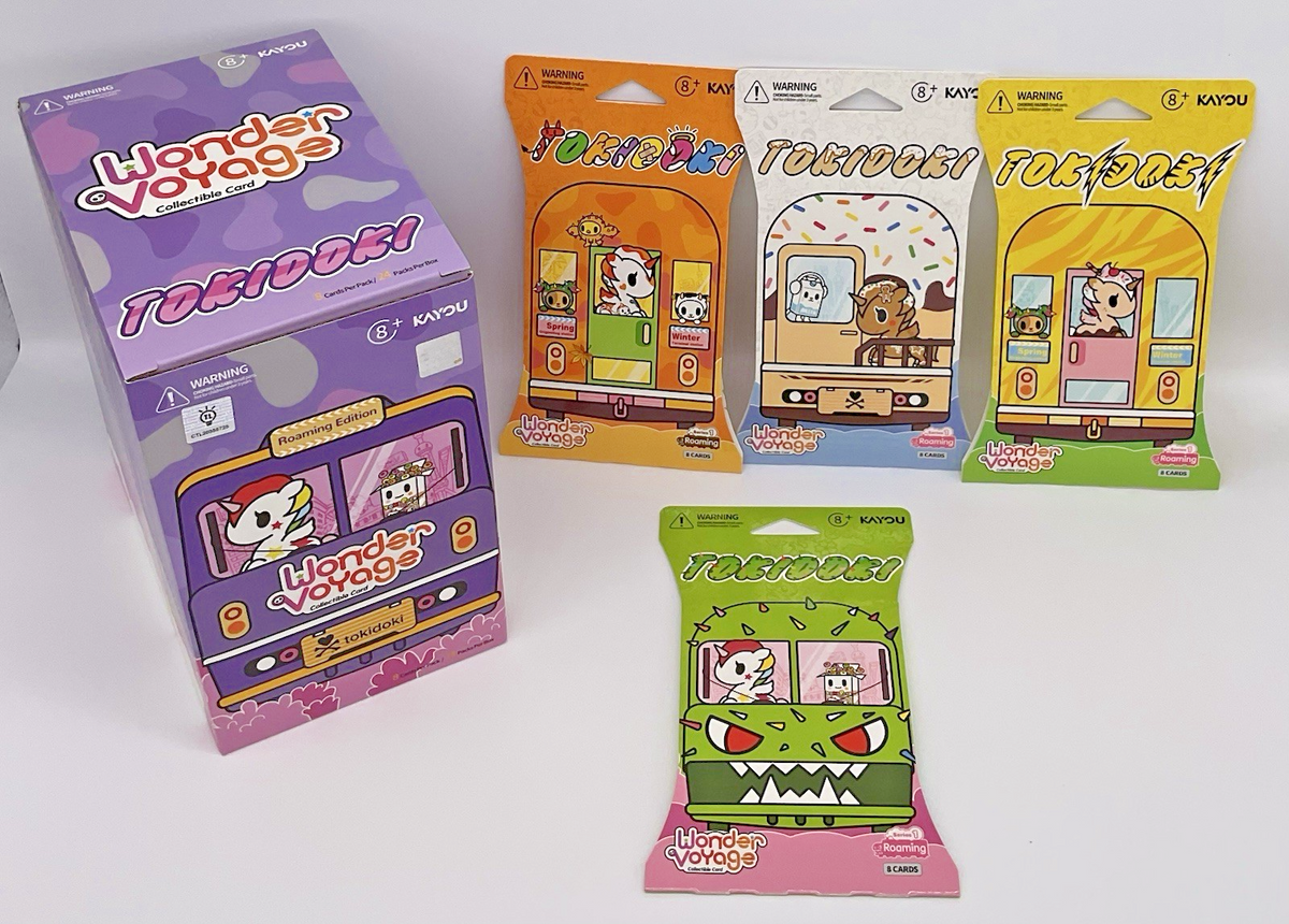 Tokidoki Wonder Voyage Collectible Cards Roaming Edition Series 1- 2025- 8 cards