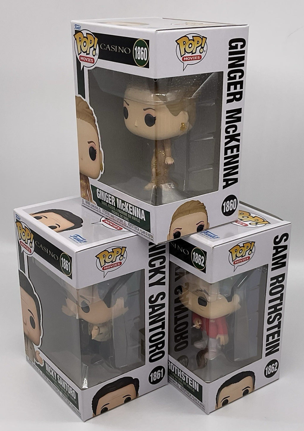 Casino Funko Pop 3 Piece Set Ginger #1860, Nicky #1861, Sam #1862 Casino 2024