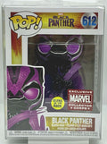 Black Panther Pop #612 Glow Marvel Collector Corps Exclusive in Protector Funko