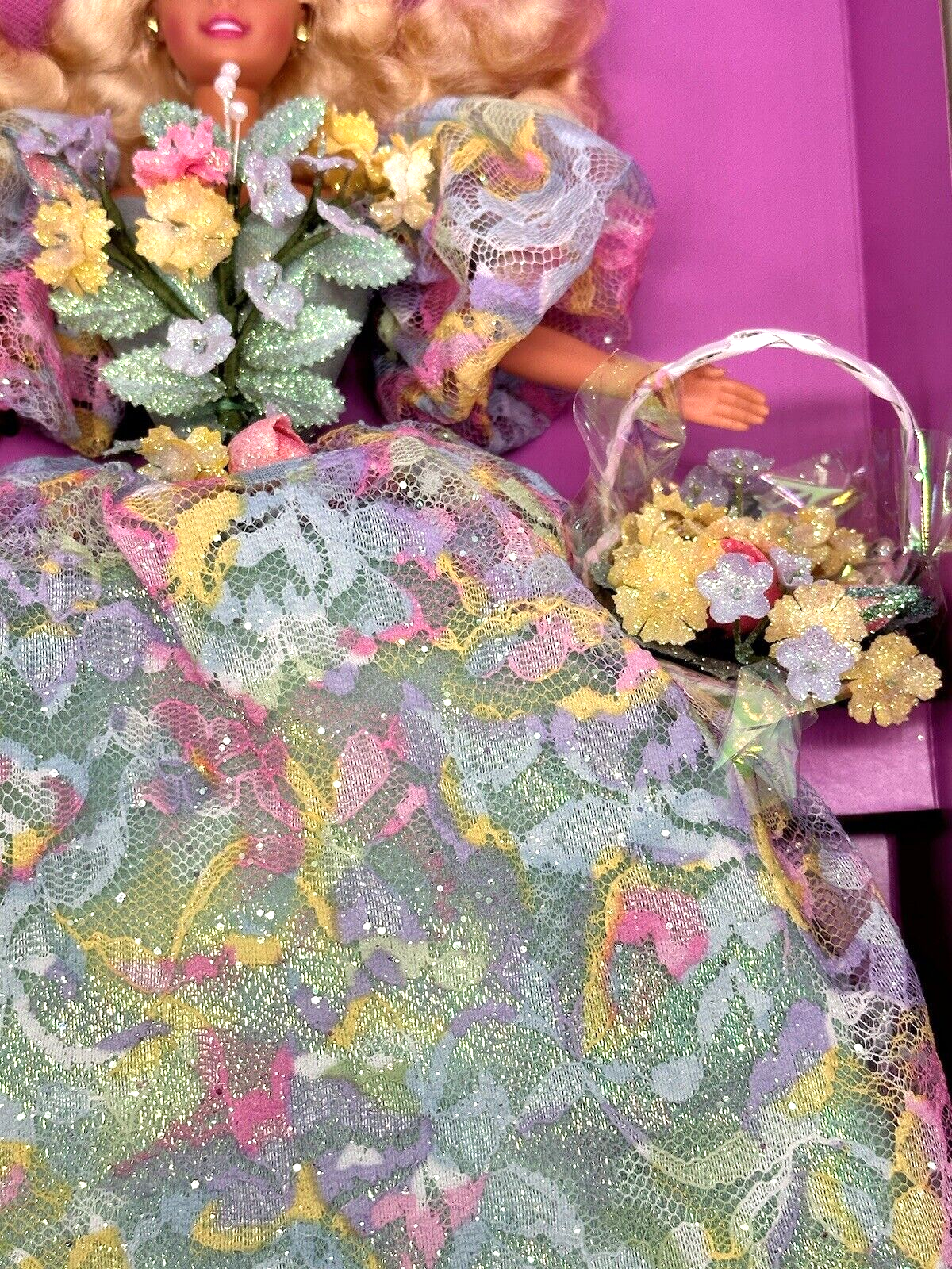 Spring Bouquet Barbie Doll Enchanted Seasons Collection 1994 Lmtd Edition New