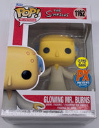 Glowing Mr. Burns Pop #1162 Glows The Simpsons Funko Pop Television PX Exclusive