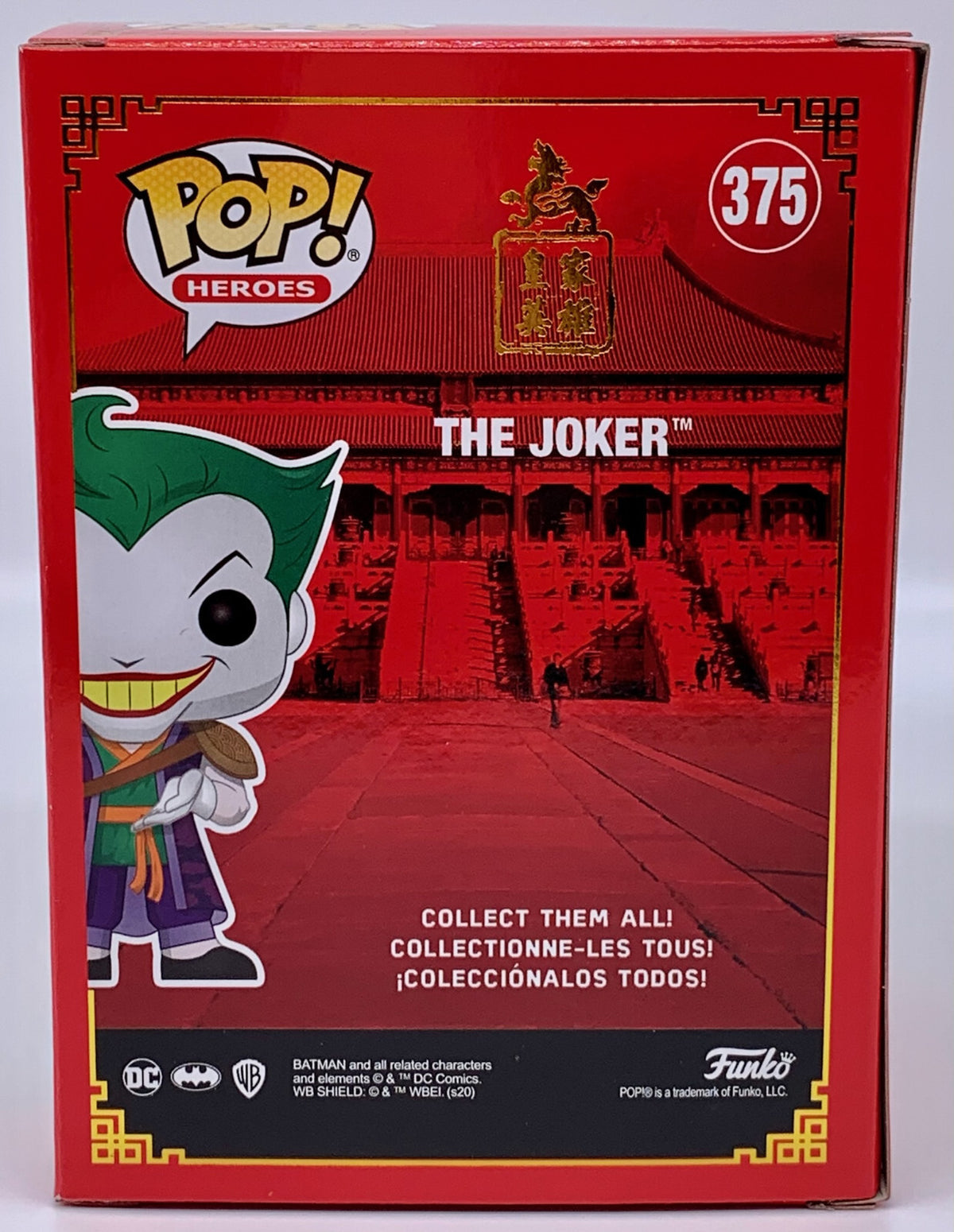 The Joker Pop #375 DC Comics Imperial Palace Funko Heroes 2020