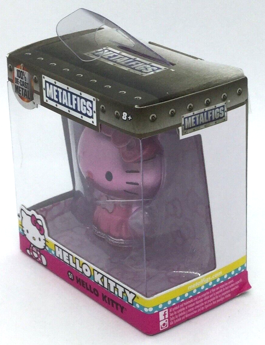 Hello Kitty 2 ½ inch Nano MetalFigs Mini Figure 2023 S1 Pink Dress Die Cast