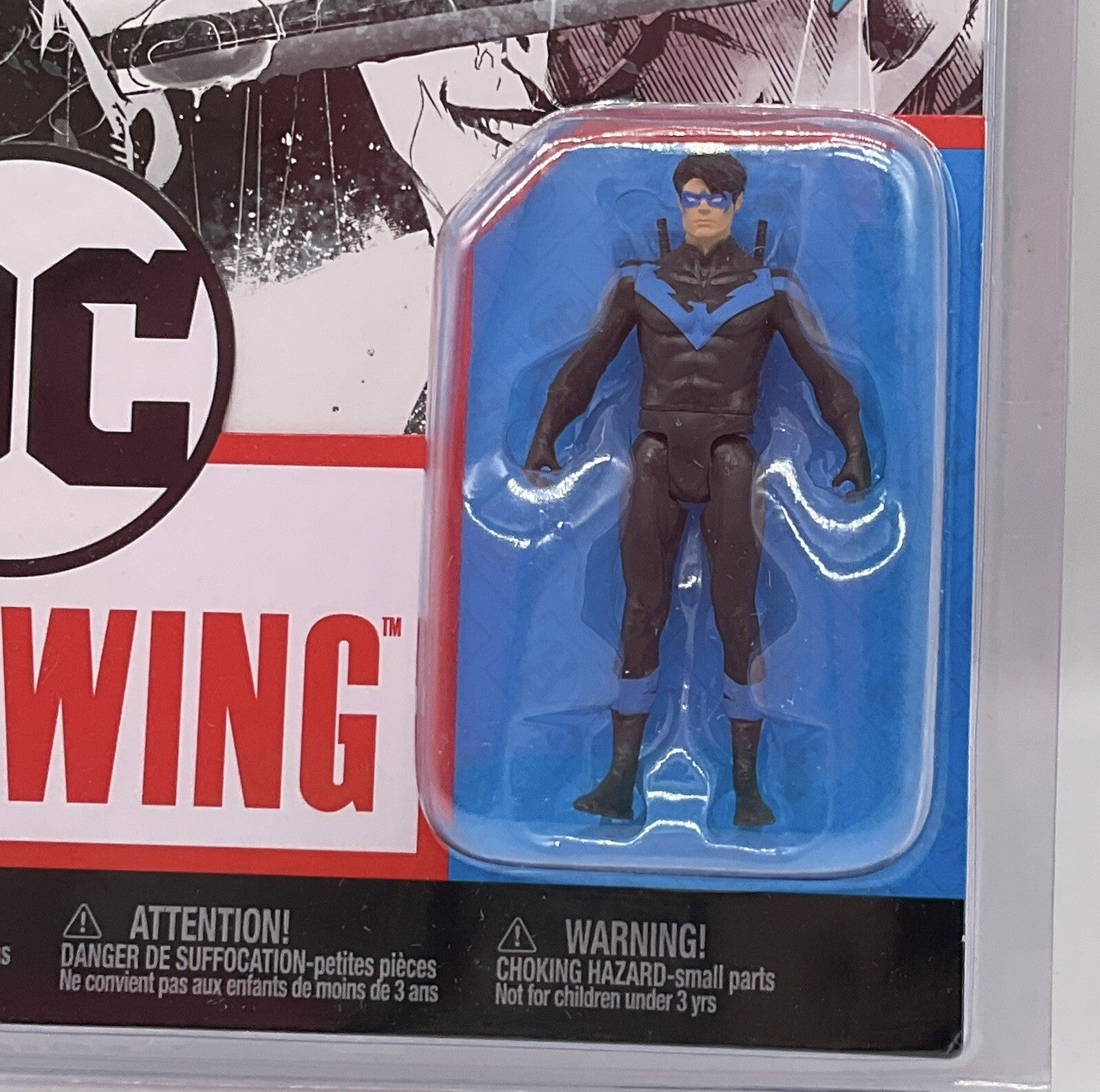 Nightwing Figure and Comic Book Rebirth DC Nightwing 3 in. Figure McFarlane Toys
