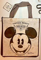 Vintage Mickey Mouse Reusable Shopping Bag Disney New 13 x 13 x 6.5 Mickey 1928