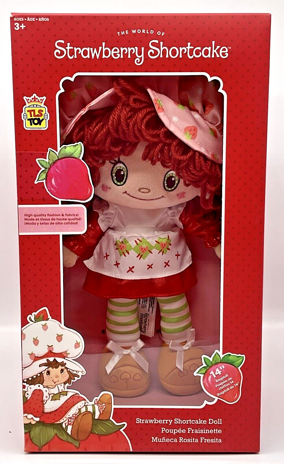 Strawberry Shortcake Rag Doll The World of Strawberry Shortcake 14 Inch Doll