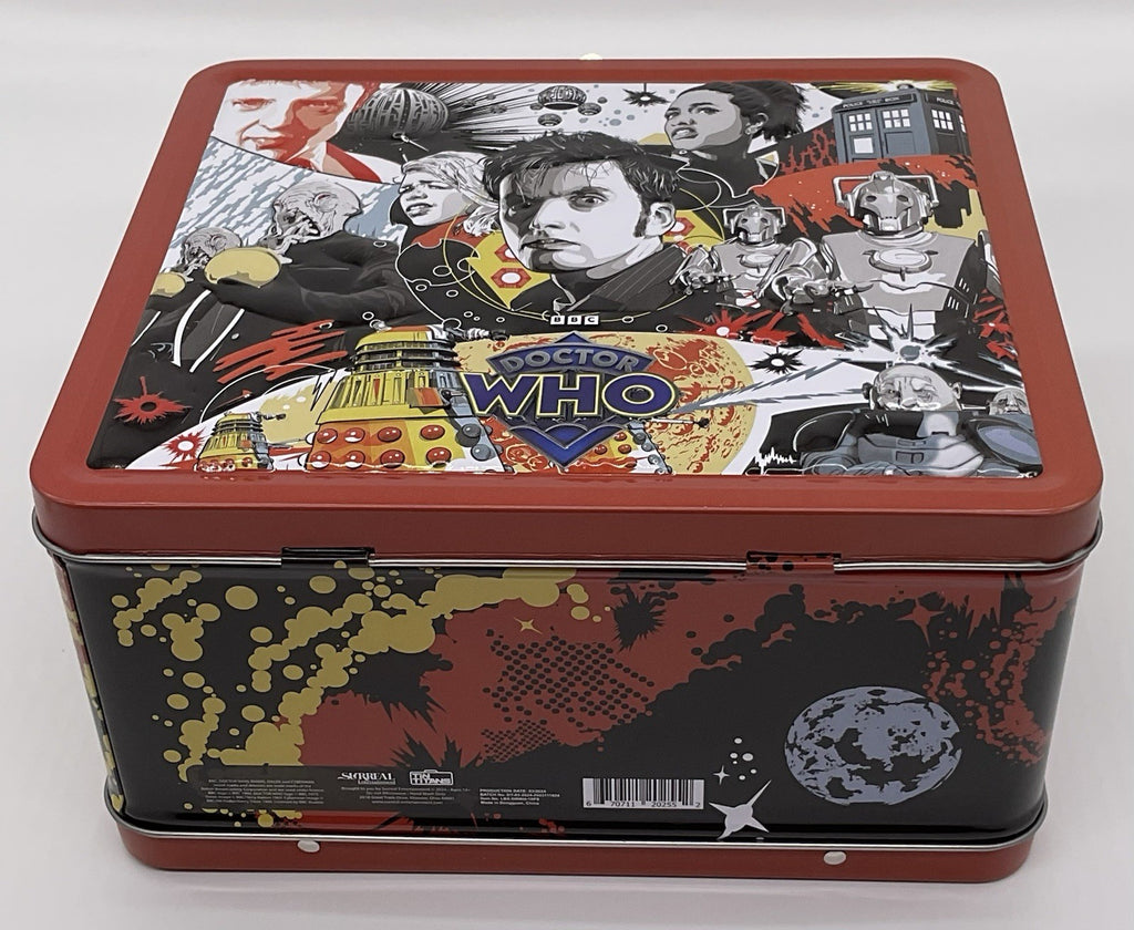 Doctor Who PX Exclusives Metal Lunch Box with Beverage Container BBC Tin Titans