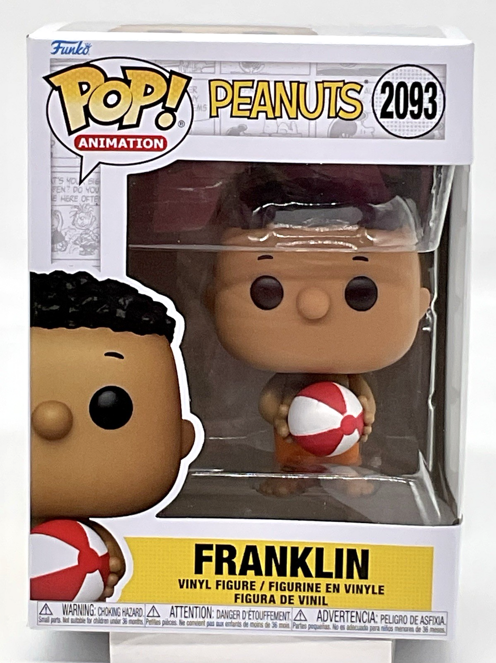 Peanuts Franklin Pop #2093 Peanuts Funko Franklin with Ball 2025