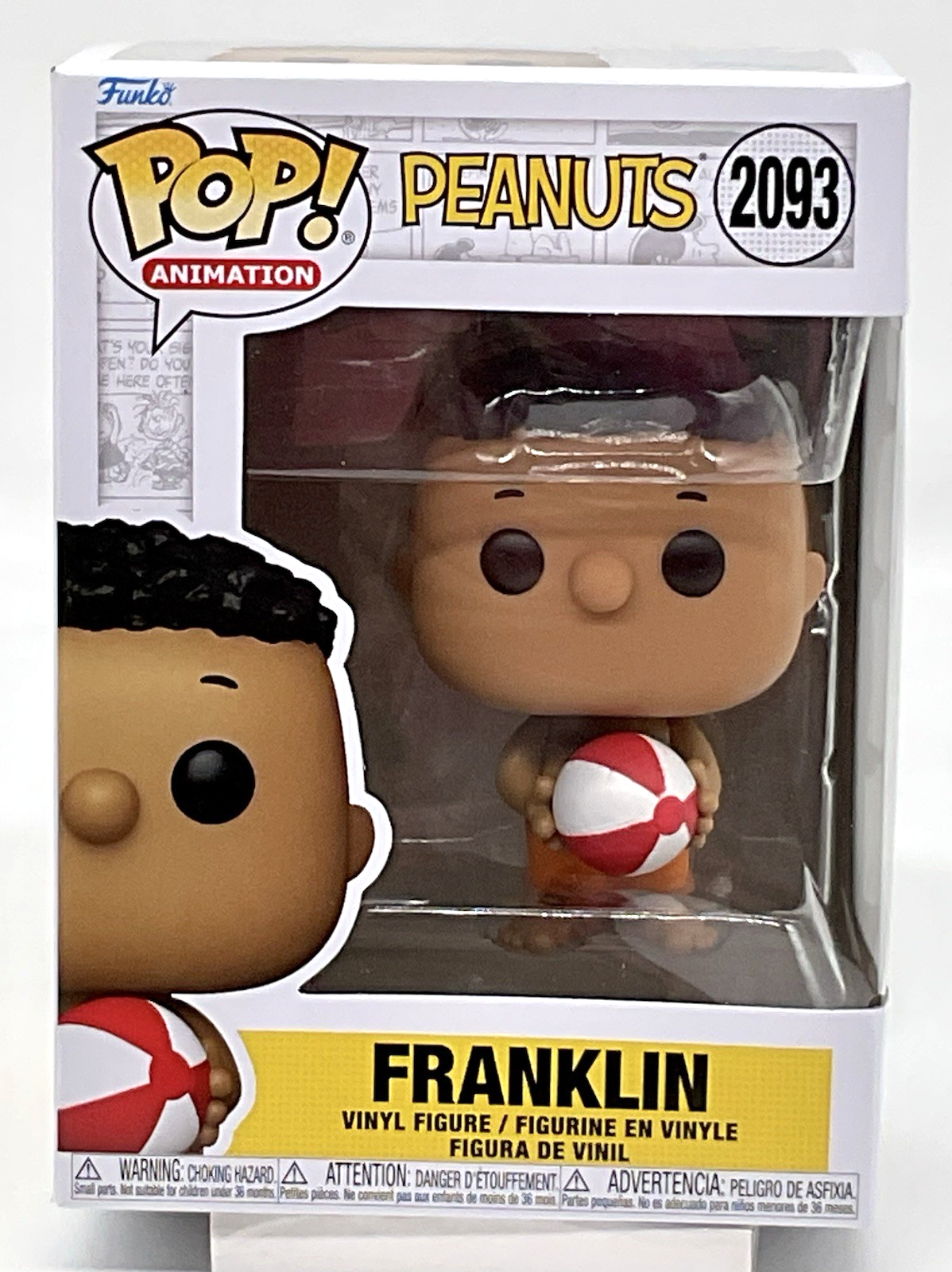 Peanuts Franklin Pop #2093 Peanuts Funko Franklin with Ball 2025