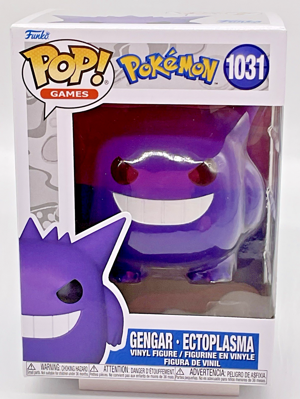 Gengar - Ectoplasma Pop #1031 Pokemon Funko Pop Games 2024 Gengar