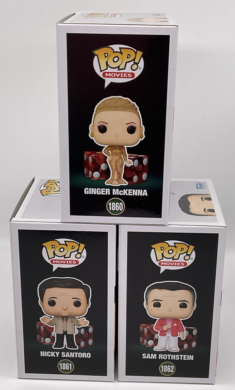 Casino Funko Pop 3 Piece Set Ginger #1860, Nicky #1861, Sam #1862 Casino 2024