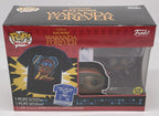Black Panther Wakanda Forever Funko Pop + Tee Size Medium Glows Marvel