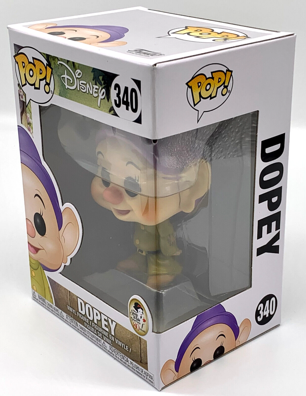 Snow White and the Seven Dwarfs Dopey Pop #340 Funko 2022