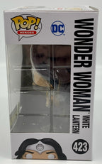 Wonder Woman White Lantern Pop #423 Glows Funko Pop Heroes EE Exclusive 2021