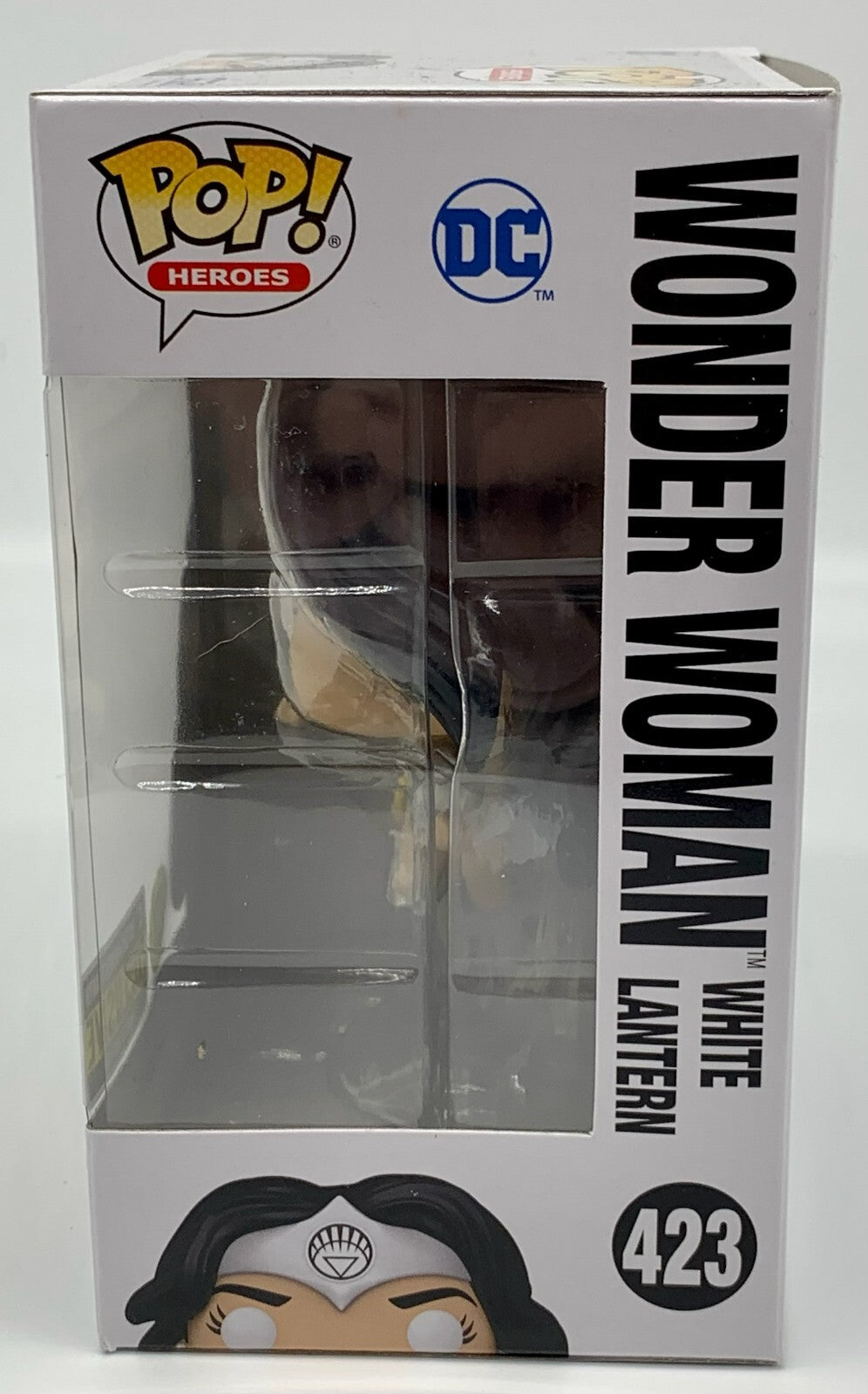 Wonder Woman White Lantern Pop #423 Glows Funko Pop Heroes EE Exclusive 2021
