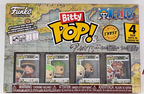 One Piece Funko Bitty Pops 4 Pack 2025 Includes One Bitty Pop Shelf (H)
