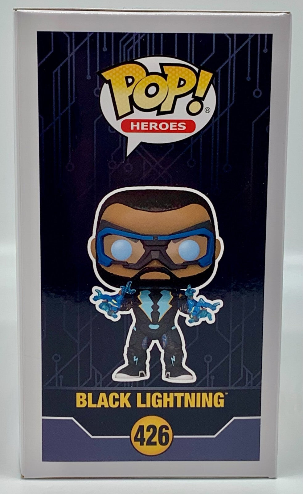 Black Lightning Pop #426 Funko Pop Heroes 2021 Black Lightning