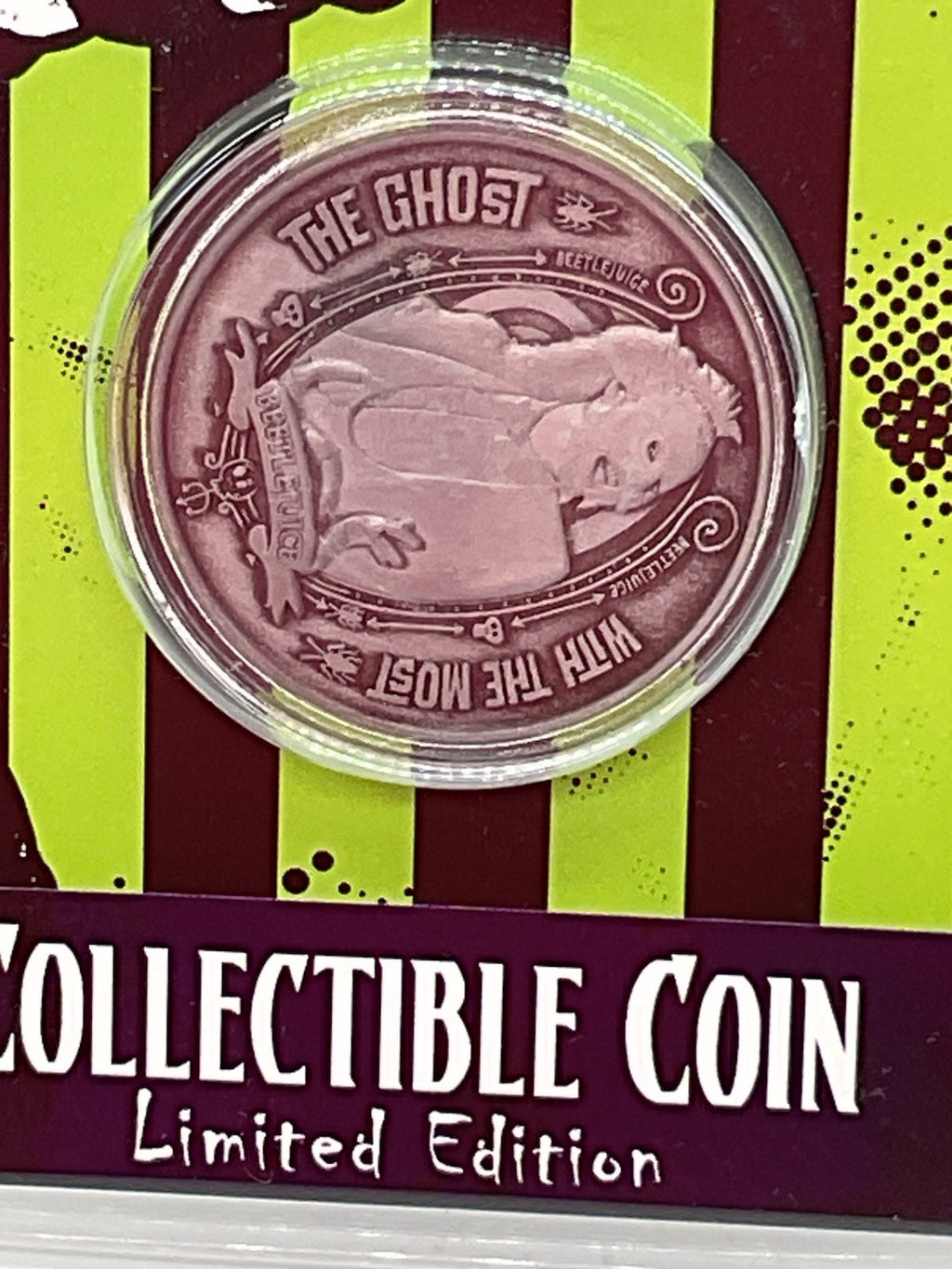 Beetlejuice Collectible Coin Limited Edition Individually Numbered