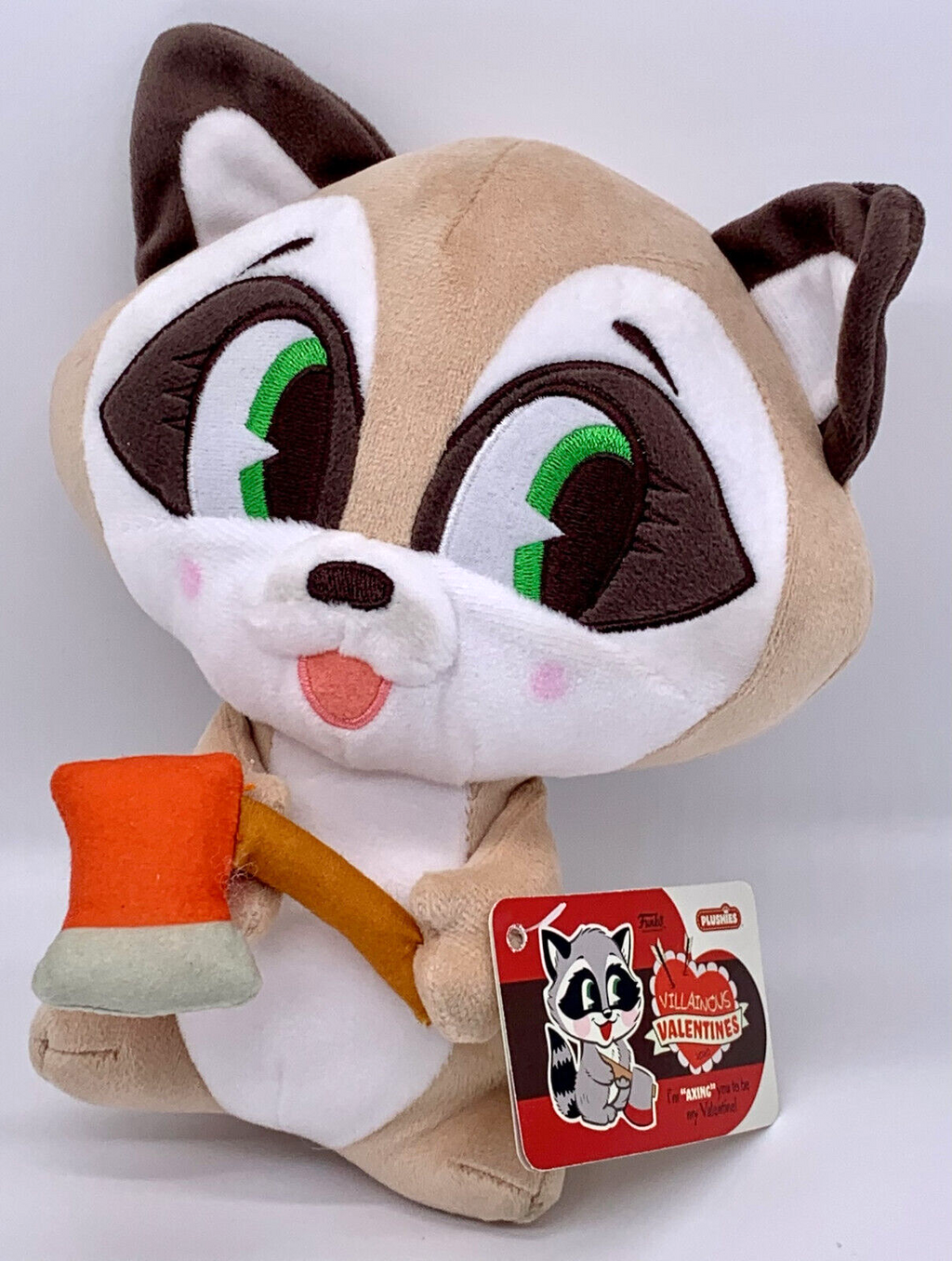 Villainous Valentines Raccoon Plush Funko 2022 Plushie