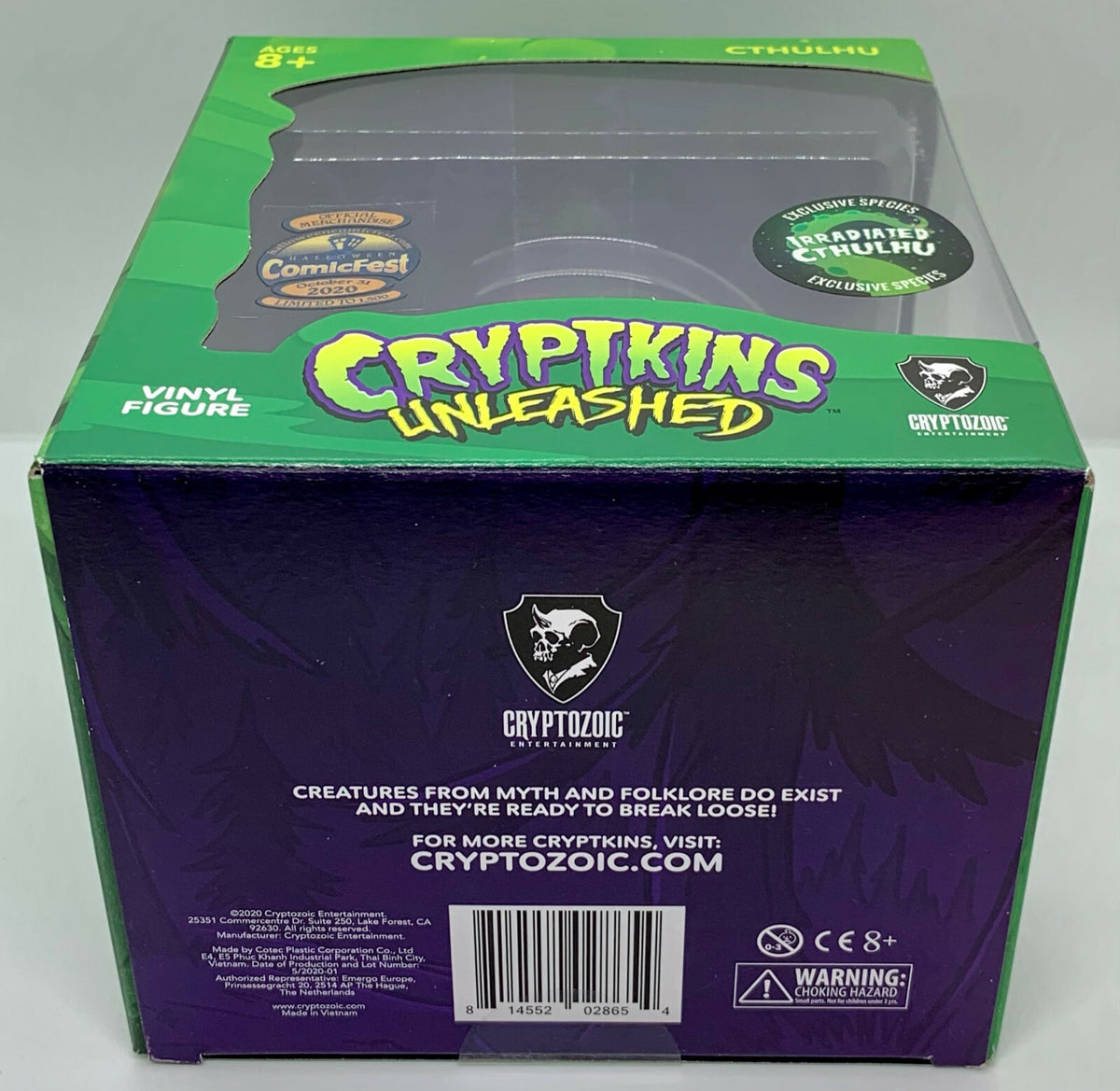 Cryptkins Unleashed Cthulhu GID PX 5in Figure Comic Fest 2020 Limited 1,500 