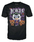 DC The Joker Funko Pop Tee Size Large Unisex Boxed t-shirt Short Sleeve