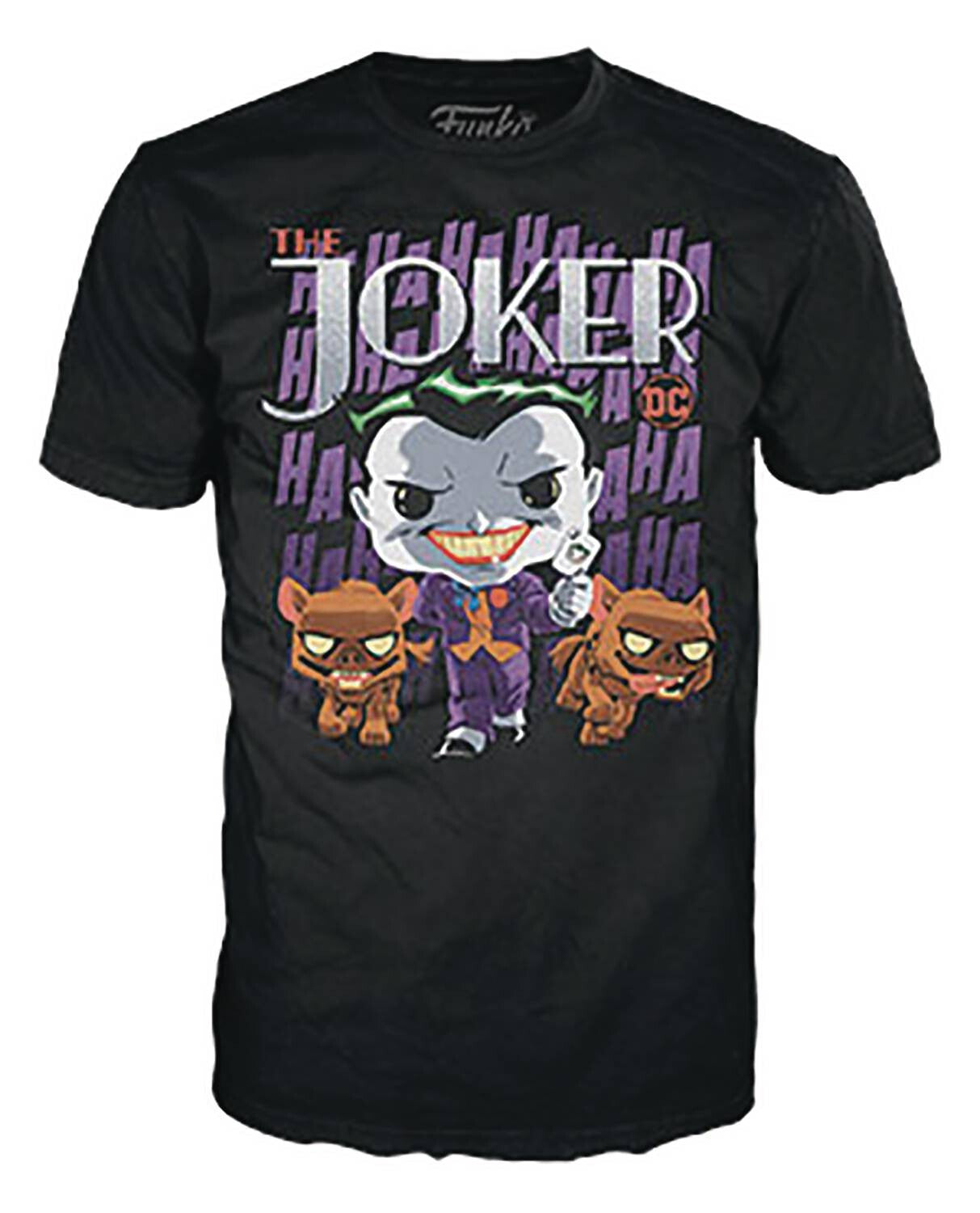 DC The Joker Funko Pop Tee Size Large Unisex Boxed t-shirt Short Sleeve