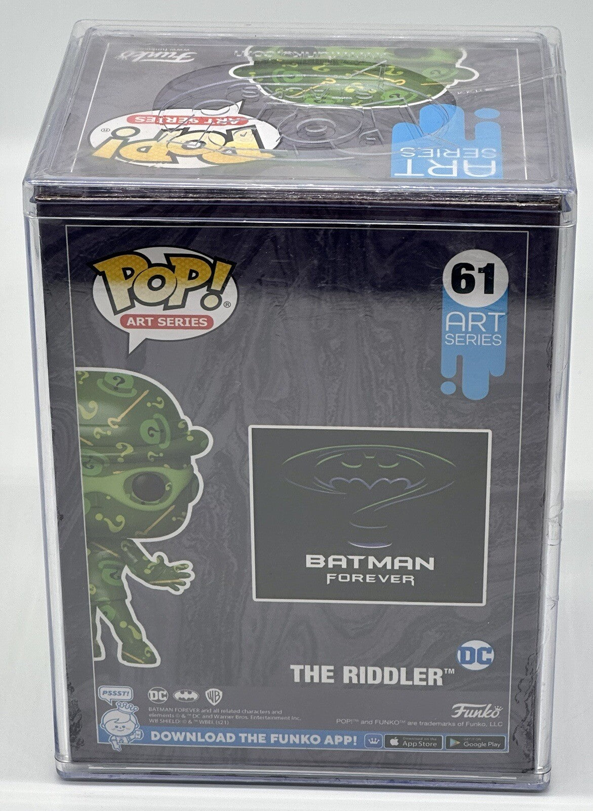 The Riddler Pop #61 Batman Forever Art Series Target Exclusive in Hard Protector