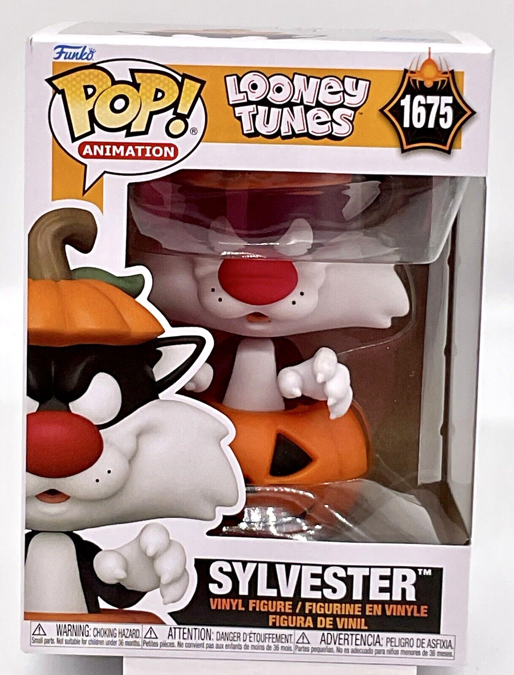 Sylvester Pop #1675 Pumpkin Halloween Funko Looney Tunes 2024