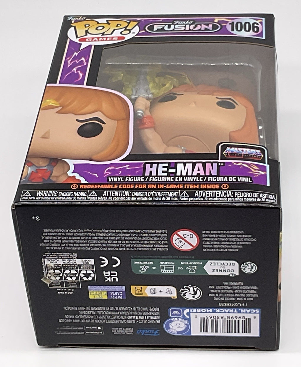 He-Man Pop #1006 Masters of the Universe Funko Fusion Pop Games 2024 He-Man
