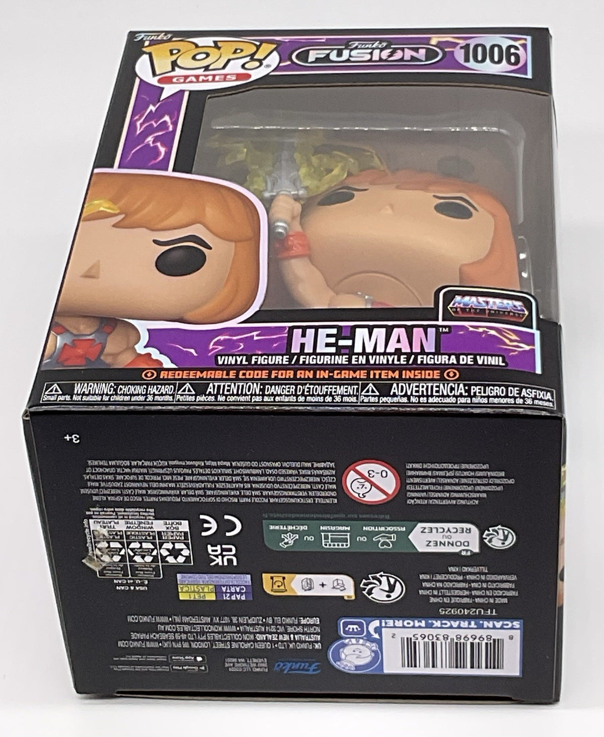 He-Man Pop #1006 Masters of the Universe Funko Fusion Pop Games 2024 He-Man
