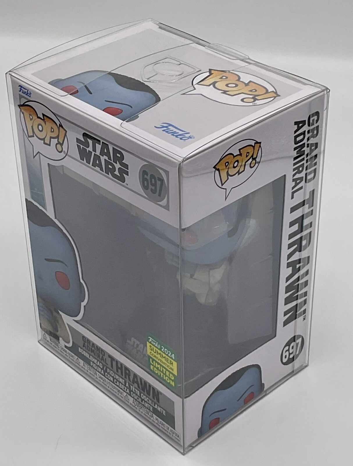 Grand Admiral Thrawn Pop #697 Star Wars 2024 SDCC Limited Edition with Protector